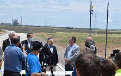 UPM inaugura primera fase de obras de infraestructura vial en la zona de la nueva planta