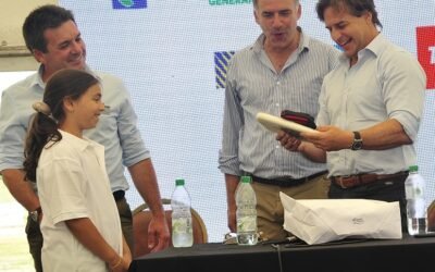 Lacalle reiteró su compromiso con la producción agropecuaria.