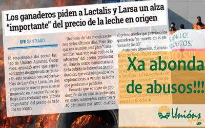 En Galicia supermercados retiran productos de industrias que pagan poco a los tamberos