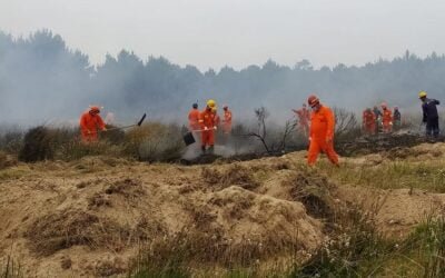 Bomberos capacitó al Ejército, Cecoed y la Intendencia de Rocha.