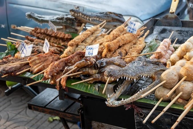 Aumento del precio del cerdo empuja la carne de cocodrilo. - Todo El Campo