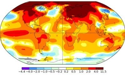 El 2021 fue el quinto año más cálido de la historia de la humanidad