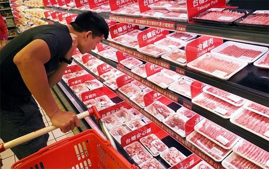 Las importaciones de carne de China en 2021 cayeron un 5,4% en 2021.