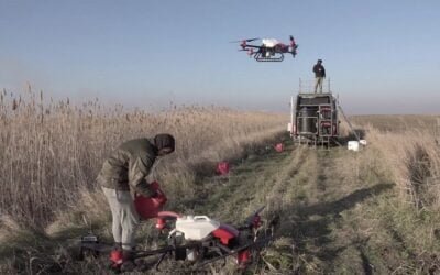 Chacra rusa explora uso de drones agrícolas para aumentar el rendimiento del arroz.
