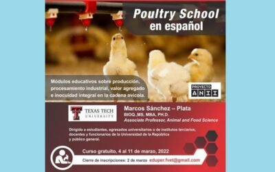 MGAP apoya curso de producción avícola que realiza la Facultad de Veterinaria.