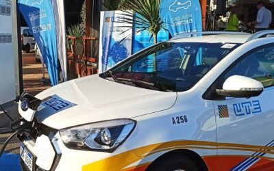 UTE inauguró estación de carga para vehículos eléctricos en Punta del Este.