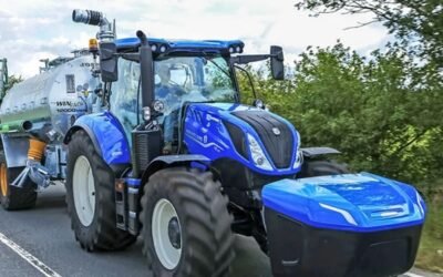 Nuevo tractor de New Holland impulsado por gas metano.