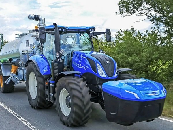 Nuevo tractor de New Holland impulsado por gas metano.