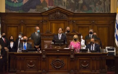 Lacalle expuso los avances del Gobierno ante la Asamblea General.