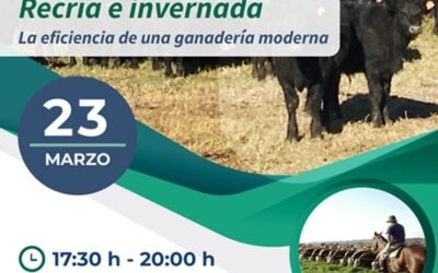 El miércoles se realizará la Jornada de Ganadería 2022: Recría e invernada.