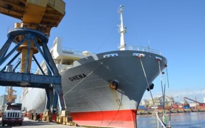 Puerto de Montevideo con nuevo récord en movimiento de contenedores.