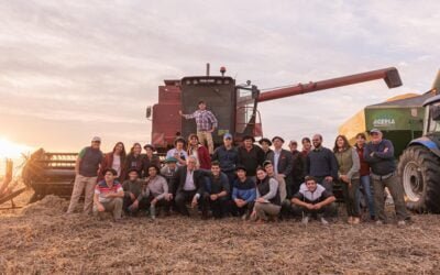 Escuela Agraria de Trinidad logró rindes de 3.600 kilos en 66 hectáreas de soja