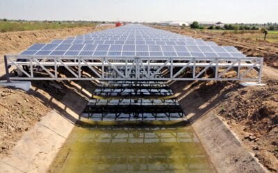 “Canal solar”, forma amigable de generar energía y cuidar el agua.