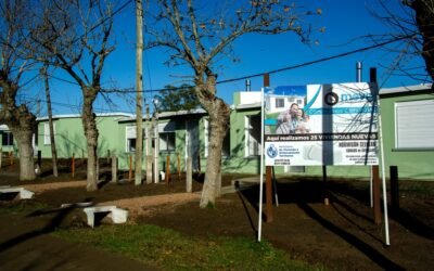 En Florida, Mevir inauguró soluciones habitacionales con nuevo método constructivo.