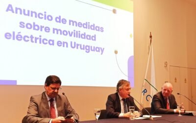 Uruguay lanzó medidas de promoción de la movilidad eléctrica.