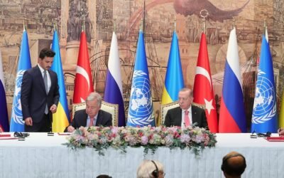 Rusia y Ucrania firman acuerdo para desbloquear el comercio de grano.