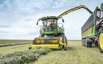 John Deere busca mayor productividad con sus picadoras de forraje.