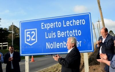 Colonia distinguió a referente quesero con la denominación de un tramo de la ruta 52.