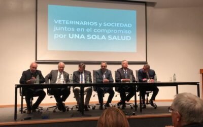 Ante las autoridades del Colegio Veterinario, Mattos dijo que la salud animal es “prioritaria”.