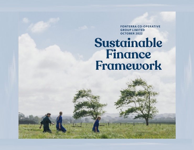 Fonterra avanza en un marco financiero sostenible.