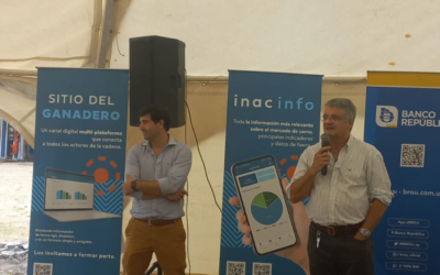 Expo Durazno. INAC lanzó un nuevo instrumento de comunicación con el sector ganadero.