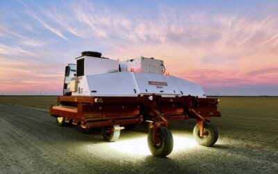 Eliminación de malezas con láser.