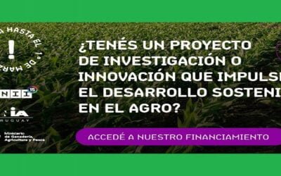 En marzo cierra convocatoria de INIA, ANII y el MGAP para investigación e innovación.