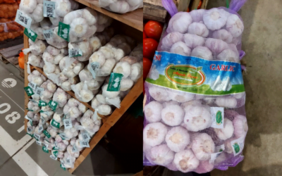 Ingresaron al mercado las primeras partidas de ajo importado desde China.