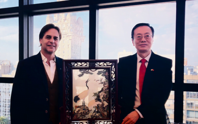 La despedida del embajador chino.