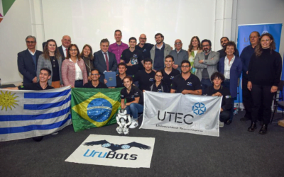 Estudiantes de UTEC premiados en mundial de robótica.