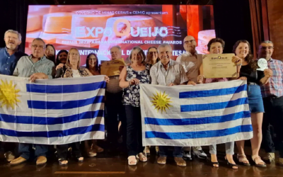 Queseros artesanales de Uruguay se destacaron en importante evento realizado en Brasil.