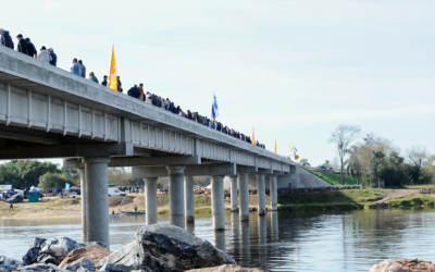 Fue inaugurado el puente de la Charqueada.