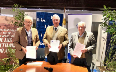 Expo Prado. Inale e INIA firmaron acuerdo para el crecimiento del sector lácteo.