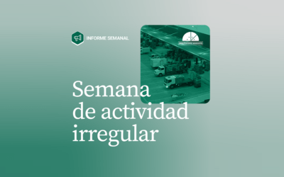 El mercado de granja en una semana de actividad irregular.