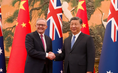 Acercamiento entre China y Australia que deja atrás las tensiones entre ambos países.