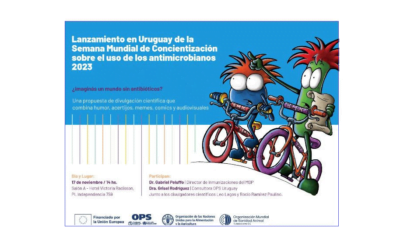 Lanzamiento de la Semana Mundial de Concientización sobre el uso de antimicrobianos.