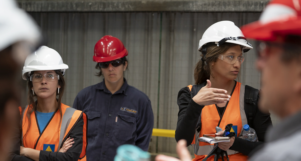 Durante el mantenimiento, Ancap abrió las puertas de la refinería a la prensa.