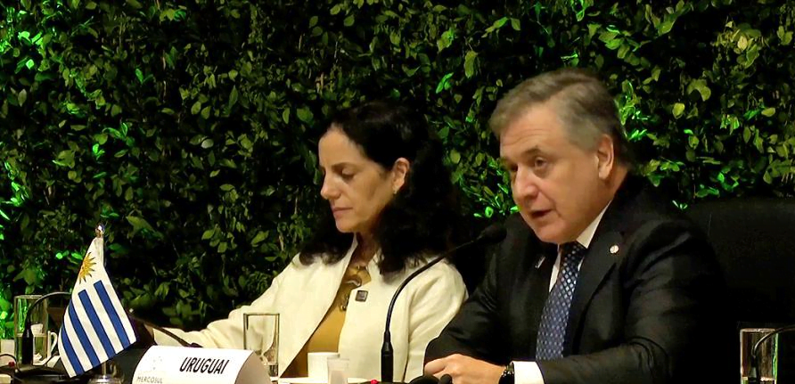 Canciller Paganini dijo en la cumbre del Mercosur: Creemos en la libertad de comercio”.