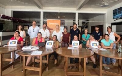 Se entregaron las primeras tablets a mujeres rurales.