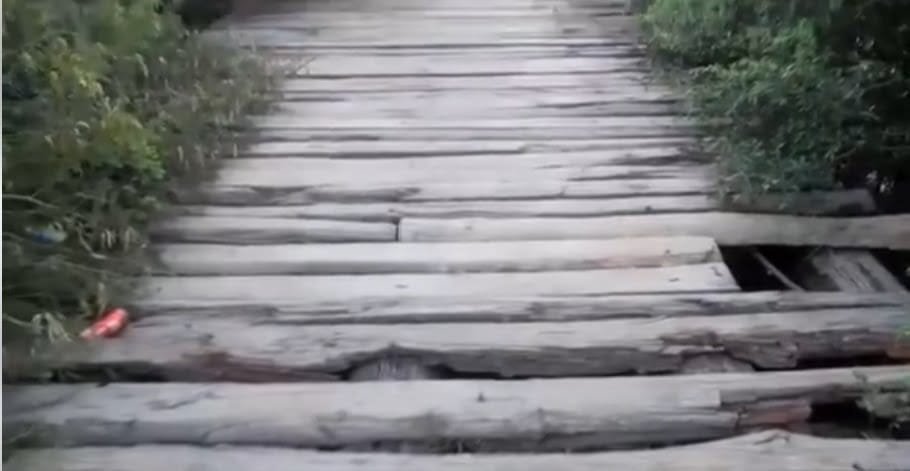 El puente del Paso del Gordo.