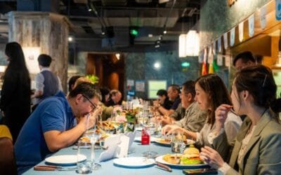 Shanghái probó el chivito uruguayo.