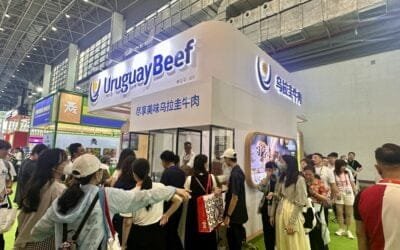 Carnes uruguayas en la Expo de Hainan, en China.
