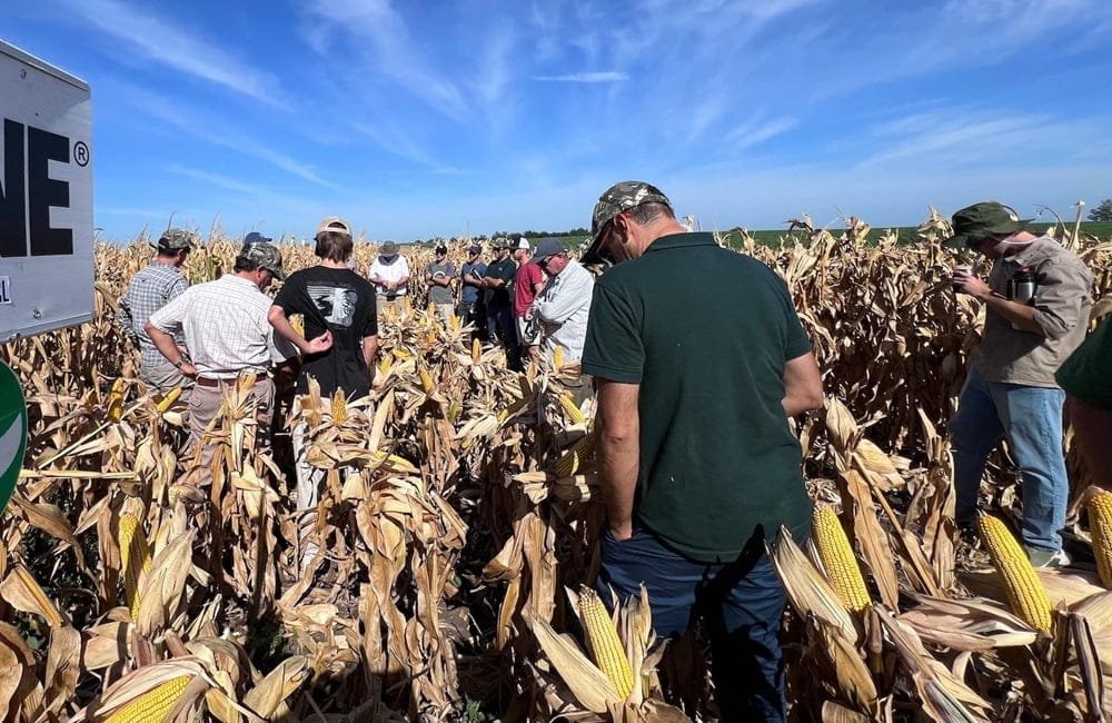ADP organiza recorrida de campo con el fitopatólogo Marcelo Carmona.