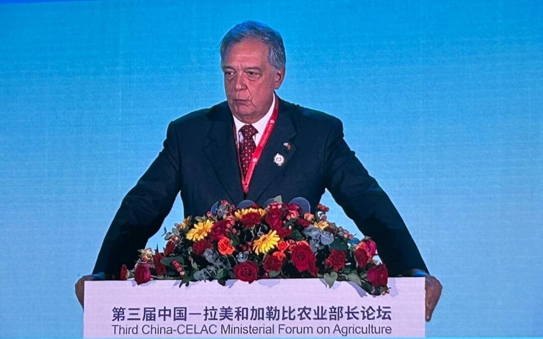 Mattos en China: “No hay paz ni estabilidad” de ningún tipo, “si no disponemos de alimentos seguros”.