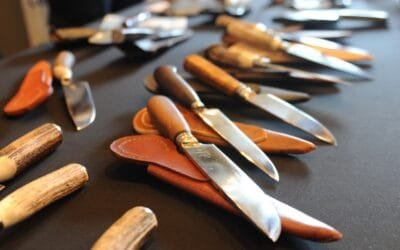 Lacalle elogió la calidad de la cuchillería criolla nacional.