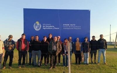 Capacitación de piscicultura en Salto.