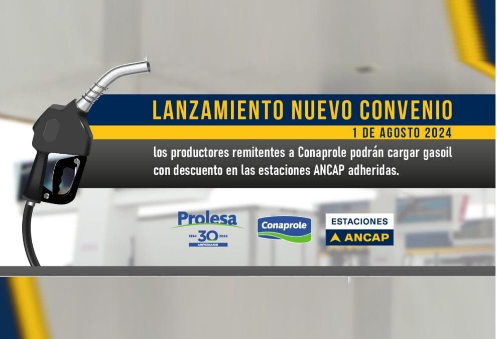 Desde el 1° de agosto rige el acuerdo de Prolesa con estaciones Ancap adheridas.