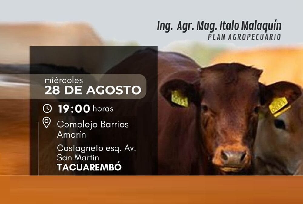 Hoy en Tacuarembó será la jornada sobre el Niño, costos y precios para las empresas ganaderas.