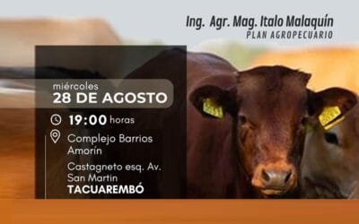 Hoy en Tacuarembó será la jornada sobre el Niño, costos y precios para las empresas ganaderas.