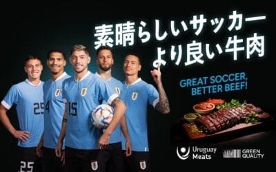 INAC une a los mejores representantes de Uruguay: el fútbol y la carne.